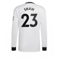 Dres Manchester United Luke Shaw #23 Gostujuci 2022-23 Dugi Rukav